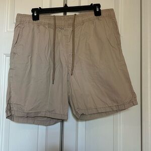 bp Men's Tan Drawstring Casual Shorts